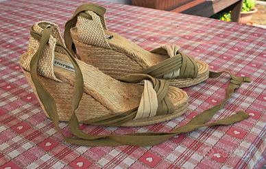 Espadrillas donna tacco alto Pilar Burgos