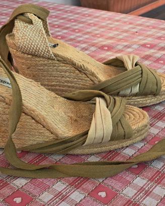 Espadrillas donna tacco alto Pilar Burgos