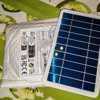 Pannello solare 2W per ricarica gadget tech
