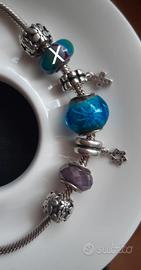 Charms e murrine Arg. 925 Tedora