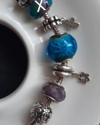 Charms e murrine Arg. 925 Tedora