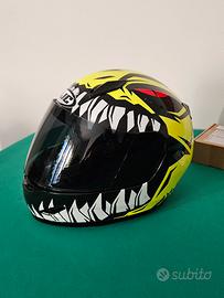 Casco bambino integrale con doppia visiera 
