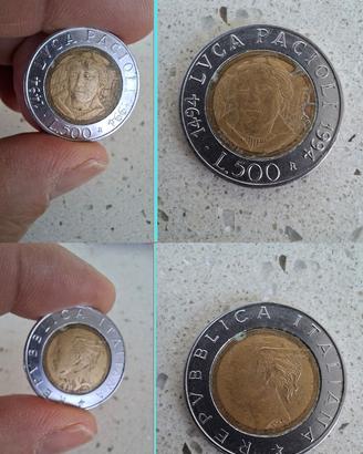 500 Lire Luca Pacioli 1994