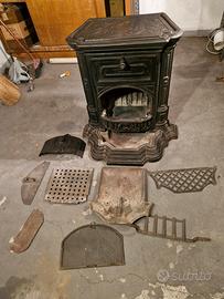 stufa in ghisa francese