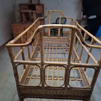 lettino in bambù 