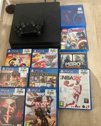 Ps4 con 10giochi