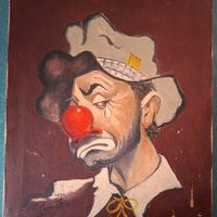 Quadro Conter 1968 Clown triste  Quadro soggetto c