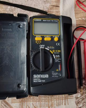 Multimetro digitale elettronico Sanwa CD800