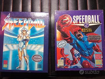 Speedball 1 e 2 cassetta commodore 64