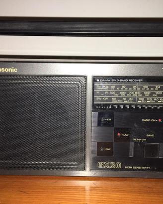 Radio d'epoca_vintage Panasonic GX30 (anno 1985)