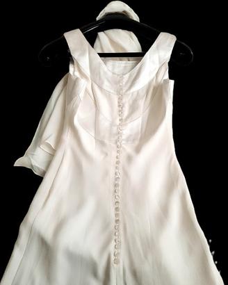 ABITO DA SPOSA SARTORIALE TG. 40/42