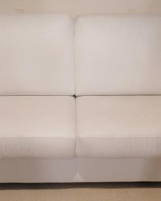 divano ikea pelle bianca 