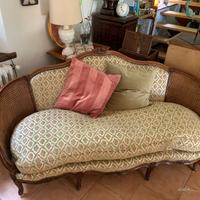 Divanetto con paglia di Vienna