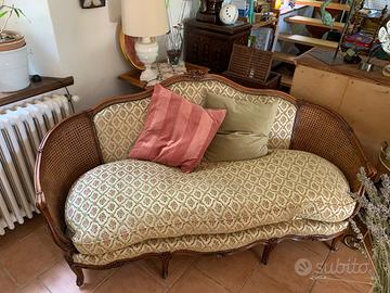 Divanetto con paglia di Vienna