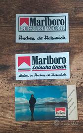 Set di 3 adesivi Marlboro anni 80