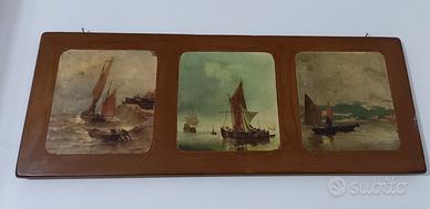 Quadro decorativo con scene marine