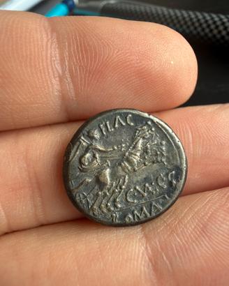 AR Denarius, C. Valerius C.f. Flaccus, 140 a.C.