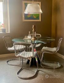 6 sedie Willy Rizzo o Gastone Rinaldi per C2 Cidue