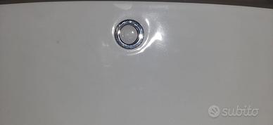 Lavabo ovale sottopiano bianco 