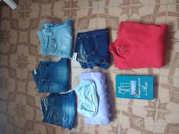 Lotto abbigliamento + libro