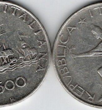 500 LIRE  ARGENTO