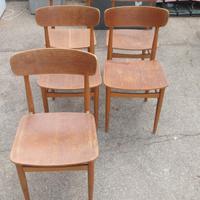 5 sedie modernariato