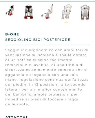 Seggiolino posteriore b-one - bellelli