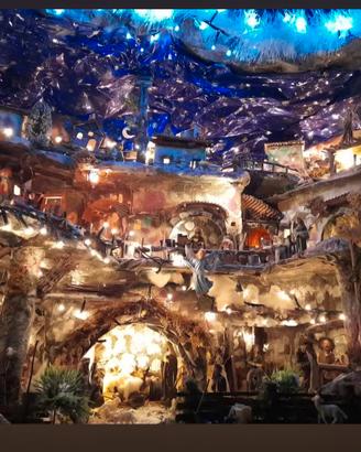 presepe realizzato a mano