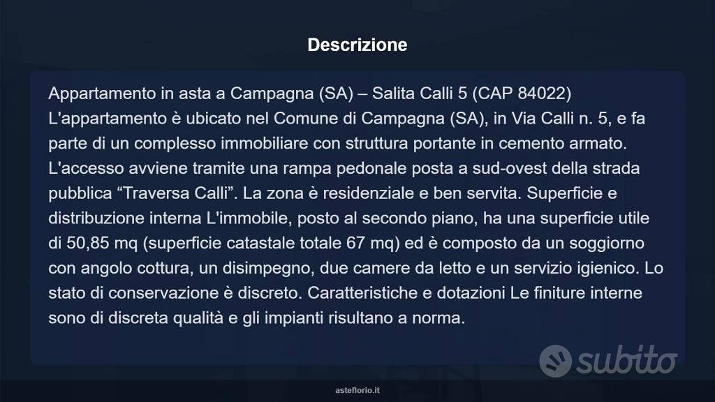 Appartamento – Campagna, Quadrivio, Pezzarotonda - Altro