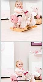 Cavalluccio a dondolo morbido