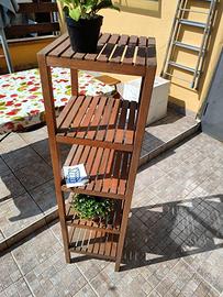 Scaffale in legno multiuso