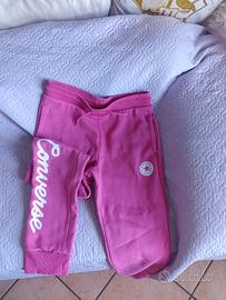pantalone tuta rosa converse originale 