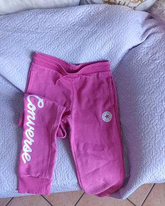 pantalone tuta rosa converse originale 