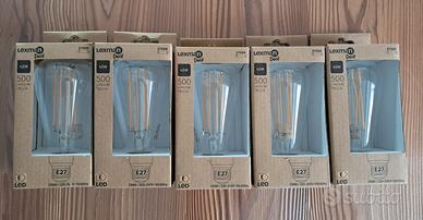 5 lampadine a basso consumo vintage 
