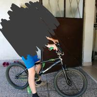 bicicletta BMX Kawasaki bimbo