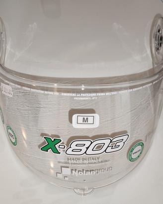 Visiera originale trasparente Nolan X 803 RR ecc.