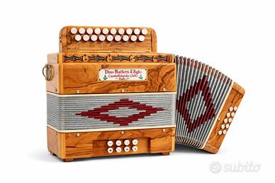 🎶 Organetto Dino Baffetti 8 bassi ULIVO