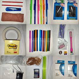 set di articoli per la scuola e cancelleria 40 pz