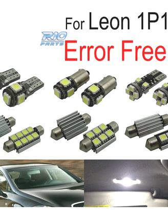 KIT 13 LAMPADE LED INTERNE PER SEAT LEON MK2 1 P 1