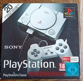 Nuova console Sony mini PS1 con 20 giochi caricati