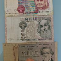 BANCONOTE LIRE MILLE