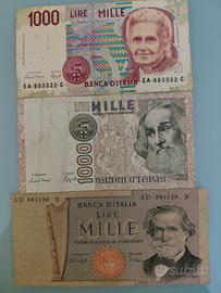 BANCONOTE LIRE MILLE