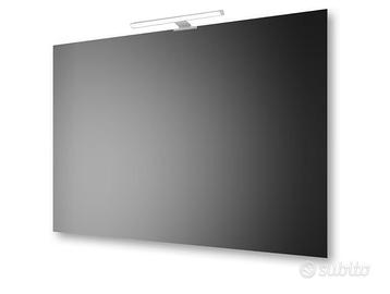 Specchio a filo lucido con lampada led