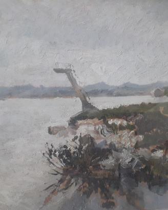 Quadro  Andrea Furrer. “Trampolino di Biandronno