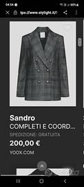 giacca sandro paris 
