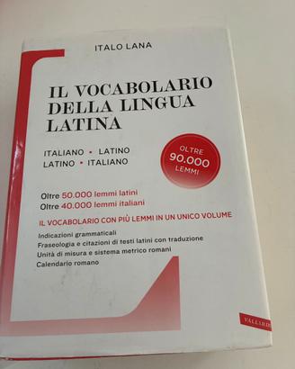 Dizionario Latino/italiano