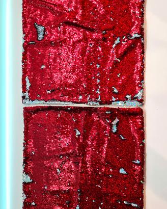 Set di 2 Fodere per Cuscini Coin in Paillettes