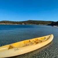 Kayak grande 2 posti con pagaie