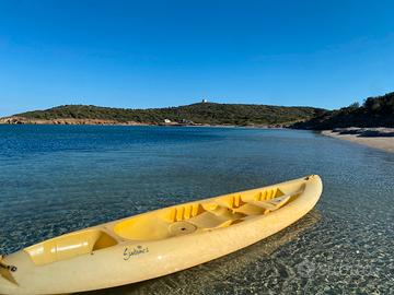 Kayak grande 2 posti con pagaie