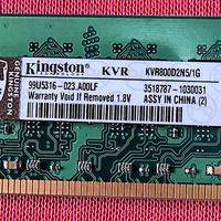 RAM DDR2 1 GB pc fisso - 2 pezzi